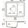 Мойка OMOIKIRI TASOGARE 65-GR 4993487