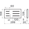Вставка-держатель OMOIKIRI для ножей FK-01-WOOD для DRY-01/02 4999105